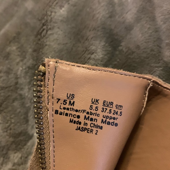 Tan booties with fringe - Picture 5 of 5